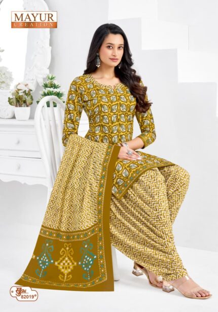 ✨ Mayur Khushi 82019 Vol-82 Premium Cotton Dress Material