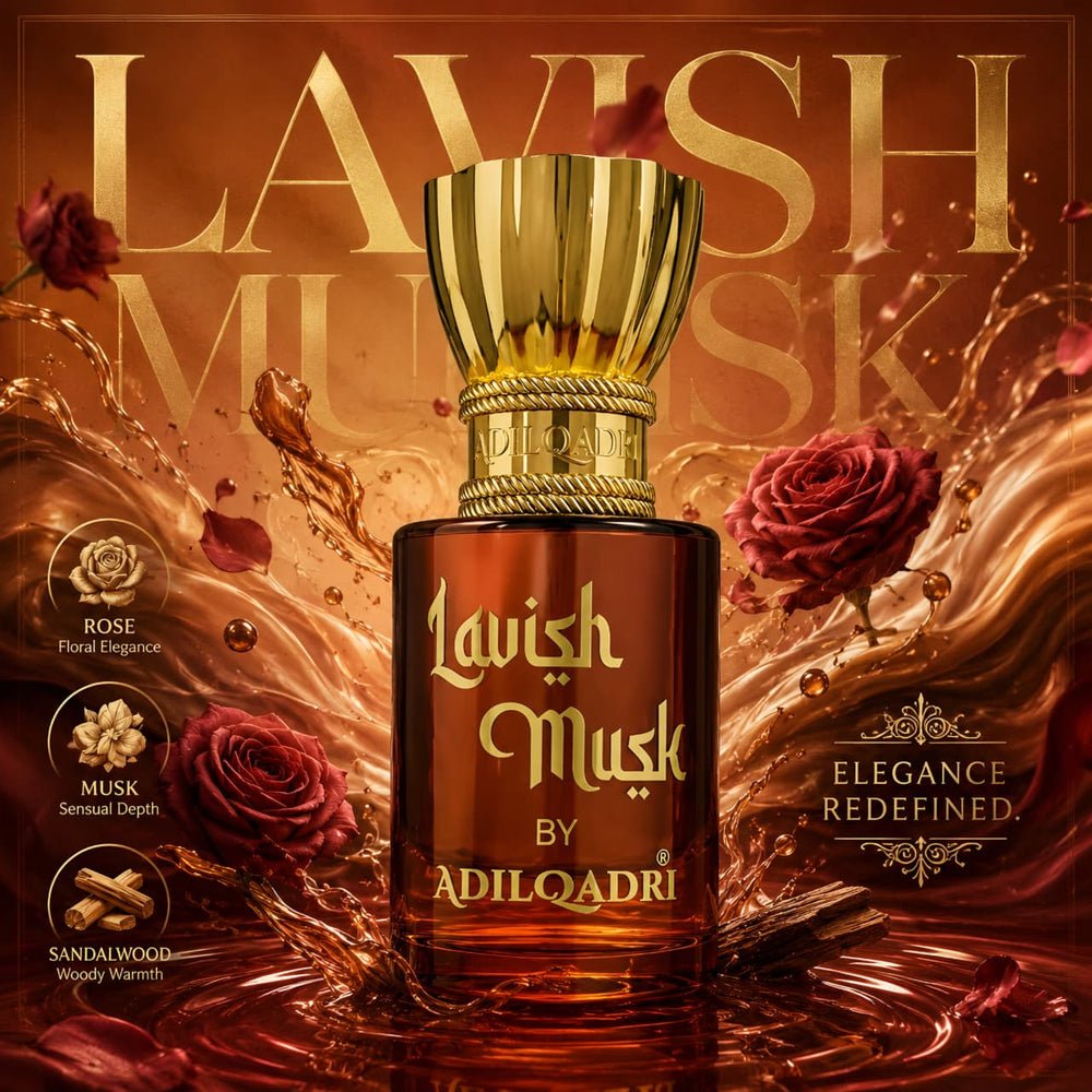 Adil Qadri Lavish Musk 5.5 ML Non Alcoholic Attar | Premium Long Lasting Unisex Roll-On Perfume